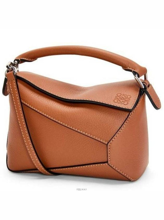 Mini Puzzle Classic Calfskin Tote Bag Tan - LOEWE - BALAAN 2