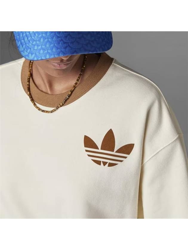 Adicolor 70s Sweatshirt Ivory - ADIDAS - BALAAN 8