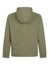 Men's Garment Dyed OLD Treatment Cotton Hoodie Green - STONE ISLAND - BALAAN 3