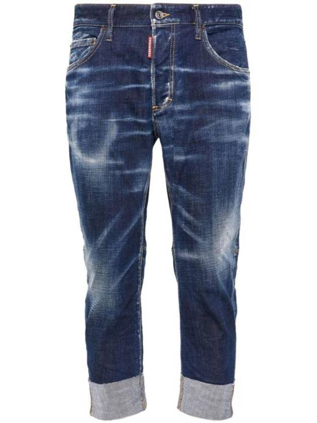 24FW Denim Straight Pants S74LB1590 S30664 470 NAVY BLUE - DSQUARED2 - BALAAN 1