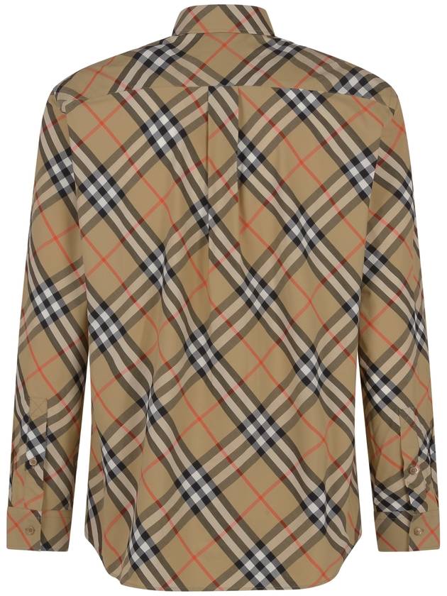 Vintage Check Long Sleeve Shirt Beige - BURBERRY - BALAAN 3