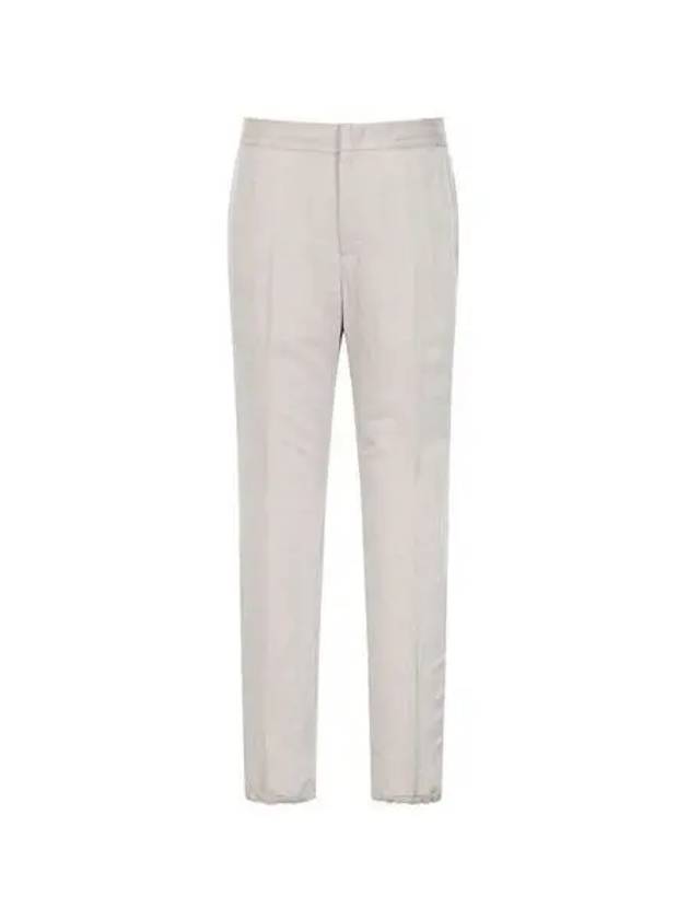 Zegna Regular Straight Trousers Ivory 5ZF100A573GLC1 - ERMENEGILDO ZEGNA - BALAAN 1