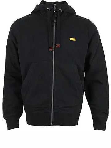 hooded zipup PMFLBF12 0541 BLACK - PARAJUMPERS - BALAAN 1