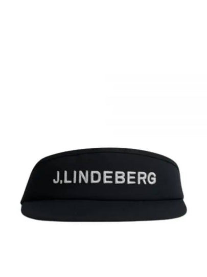 Viktor Embroidered Logo Visor Black - J.LINDEBERG - BALAAN 2