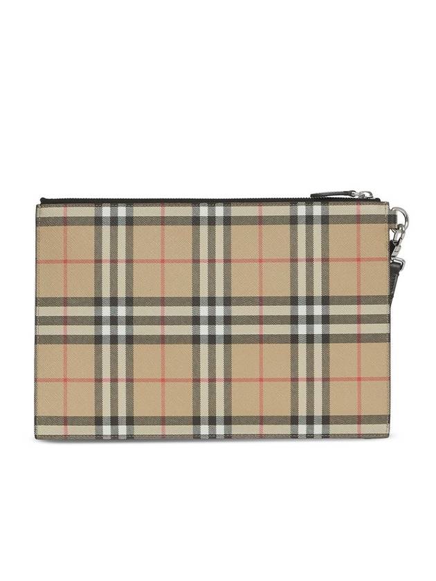 Vintage Check Clutch Bag Beige - BURBERRY - BALAAN 3