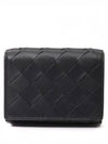 Intrecciato Half Wallet Black - BOTTEGA VENETA - BALAAN 2