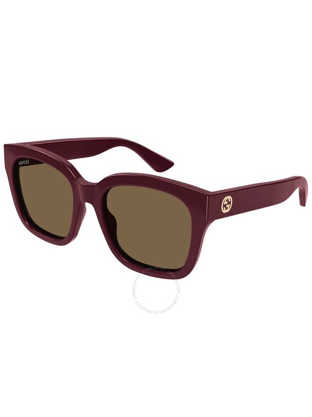 Gucci Brown Square Ladies Sunglasses GG1338SK 004 54 - GUCCI - BALAAN 1