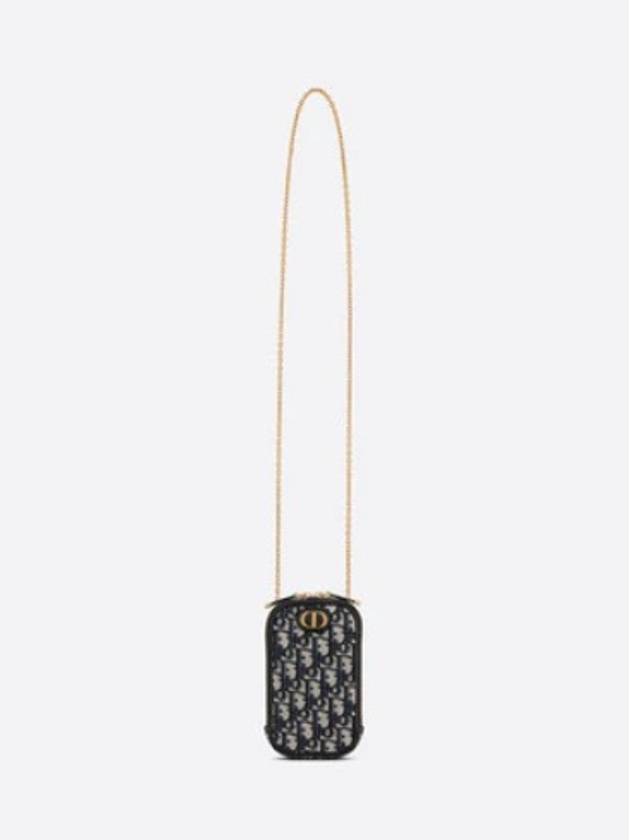 Montaine Phone Holder Small Cross Bag Black - DIOR - BALAAN 4