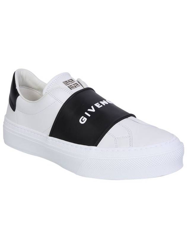 Logo Band City Sports Low Top Sneakers White - GIVENCHY - BALAAN 3