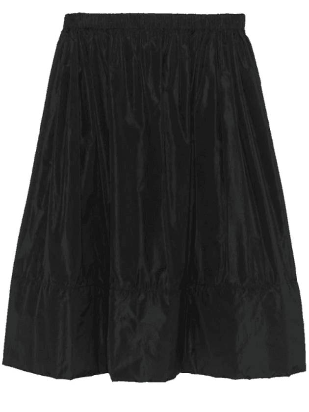 Silk taffeta A line skirt black - FABIANA FILIPPI - BALAAN 1