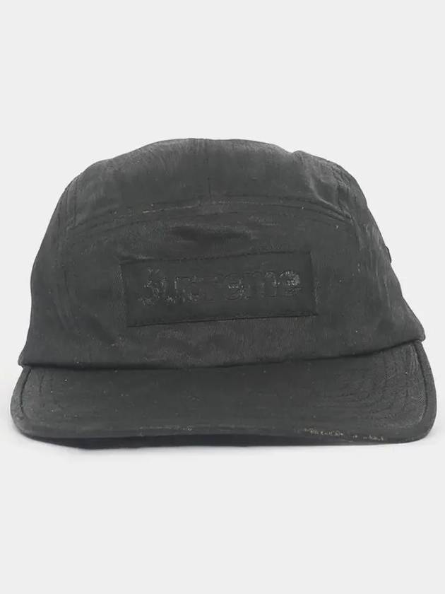 MM6 Maison Margiela Painted Camp Cap SS24H30 BLACK - SUPREME - BALAAN 3