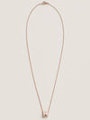 Mini Pop H Pendant Rose Gold Rose Dragee - HERMES - BALAAN 4