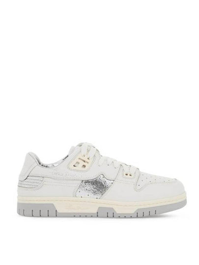 Metallic Detail Low Top Sneakers White - ACNE STUDIOS - BALAAN 2