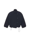 Asymmetric button jacket VANERSNW 1271DARKESTNAVY - STUDIO NICHOLSON - BALAAN 1