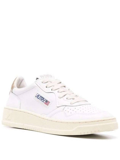 'Medalist' White Low Top Sneakers With Contrasting Heel Tab In Leather Woman - AUTRY - BALAAN 2