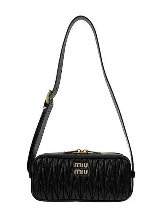 Materasse Nappa Leather Cross Bag Black - MIU MIU - BALAAN 2