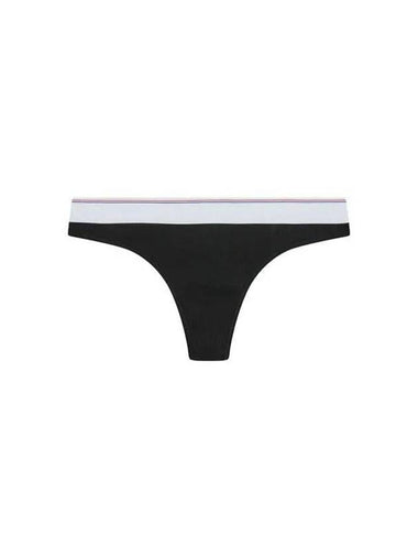 Ribbed logo banding thong black - ALEXANDER WANG - BALAAN 1