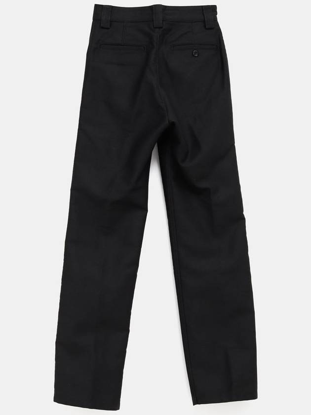 Women s Pleated Straight Pants Black - LEMAIRE - BALAAN 3