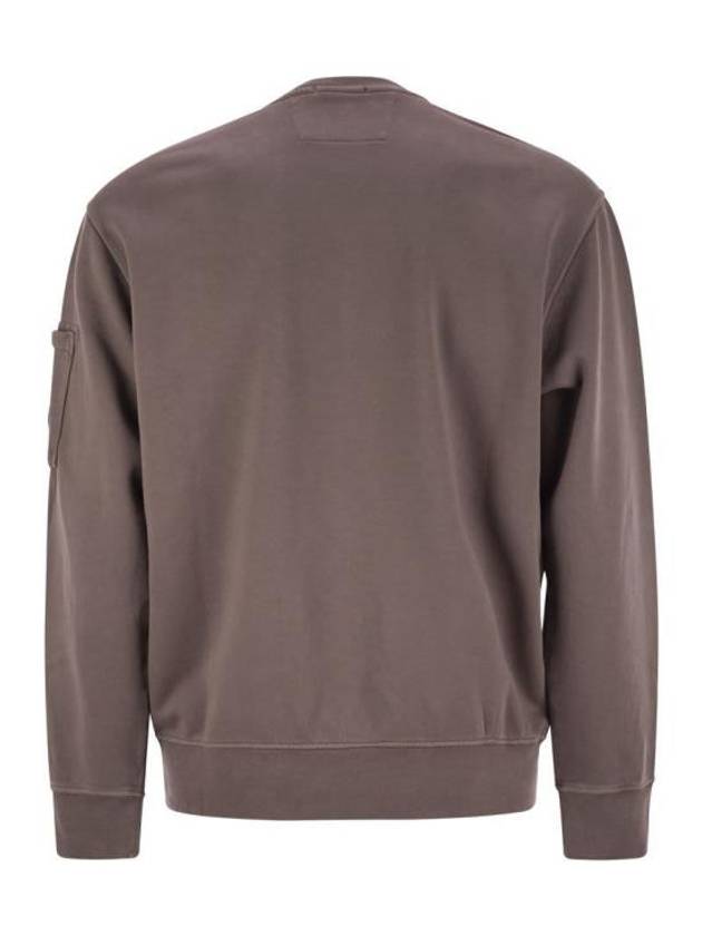 Brushed Emerized Diagonal Fleece Lens Sweatshirt Purple - CP COMPANY - BALAAN 3