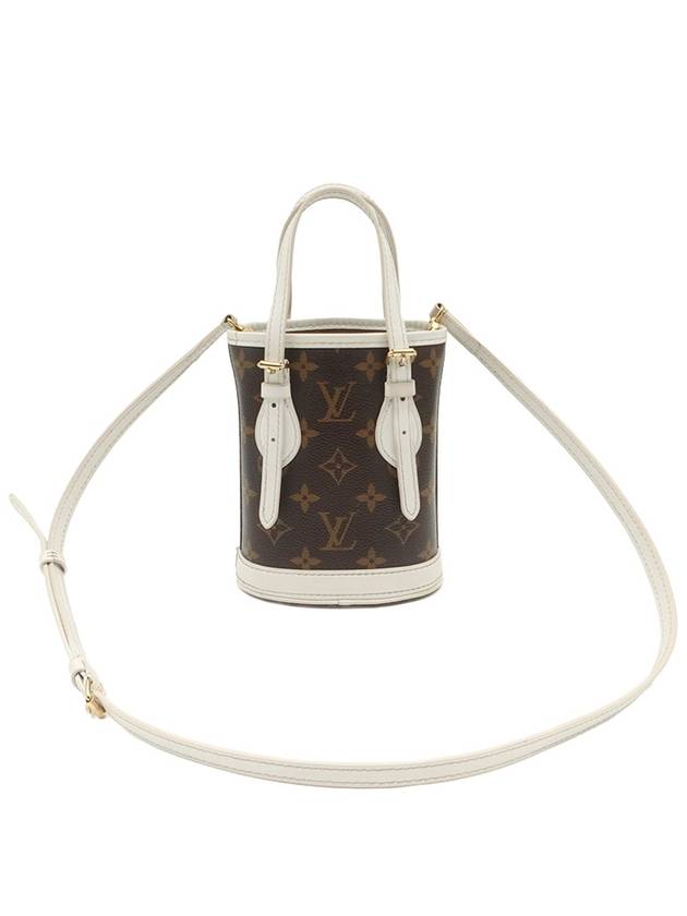 Monogram Canvas Nano Bucket Gold Top Handle 2WAY M81489 - LOUIS VUITTON - BALAAN 3