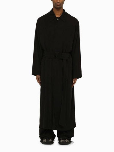 BALENCIAGA COAT FLUID POPLIN - BALENCIAGA - BALAAN 1