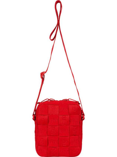 Woven Shoulder Bag Red - SUPREME - BALAAN 1