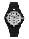 Analog Watch White Black - CASIO - BALAAN 2