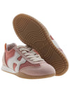 Women's OlympiaN Z Low Top Sneakers Pink - HOGAN - BALAAN.