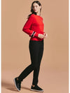 Women s Sleeve Point Round Knit Pullover Red - CLEVELAND GOLF - BALAAN 6