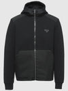 Re-Nylon Gabardine Wool Jacket Black - PRADA - BALAAN 2