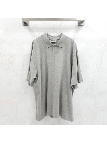 Lux You L Essential gray back logo collar - FEAR OF GOD - BALAAN 1