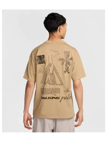 ACG Walking Tree Dri Fit Short Sleeve T-Shirt Beige - NIKE - BALAAN 2