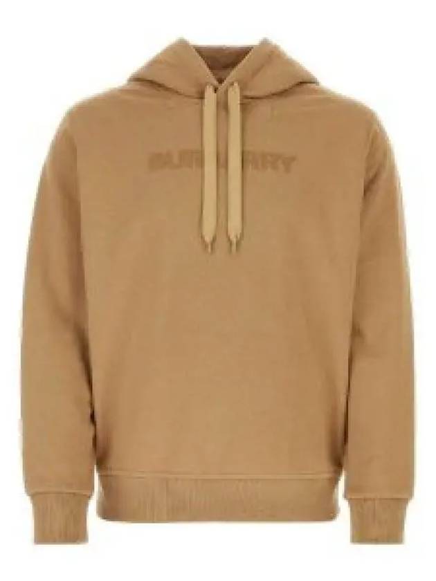 Logo Print Ansdell Hoodie Beige - BURBERRY - BALAAN 2