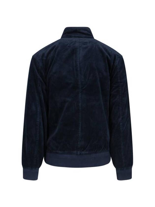 Pony Corduroy Bomber Jacket Navy - POLO RALPH LAUREN - BALAAN 3