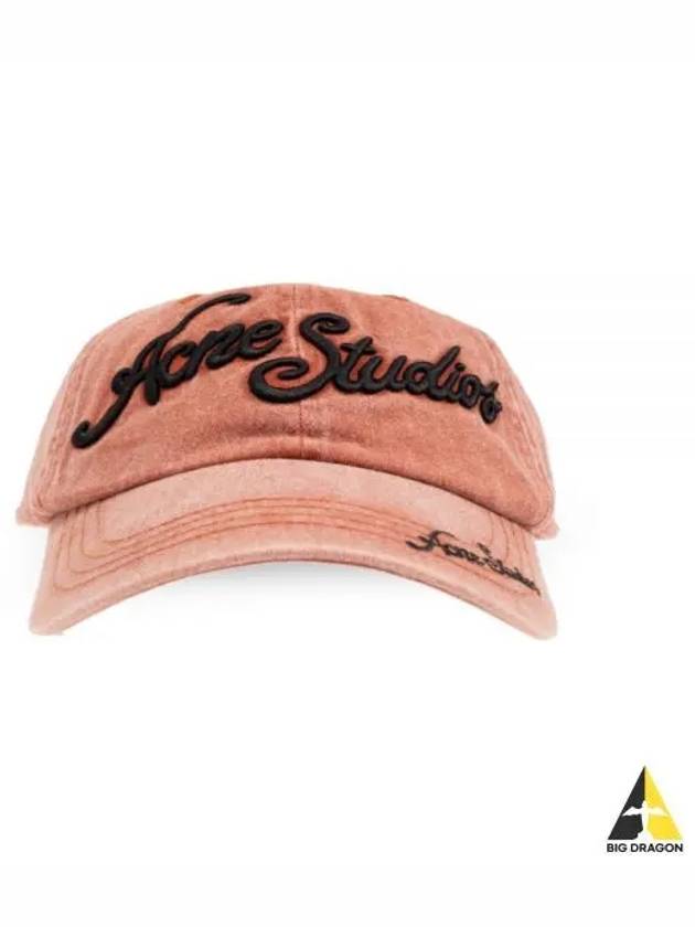 Embroidered Logo Ball Cap Brick Red - ACNE STUDIOS - BALAAN 2