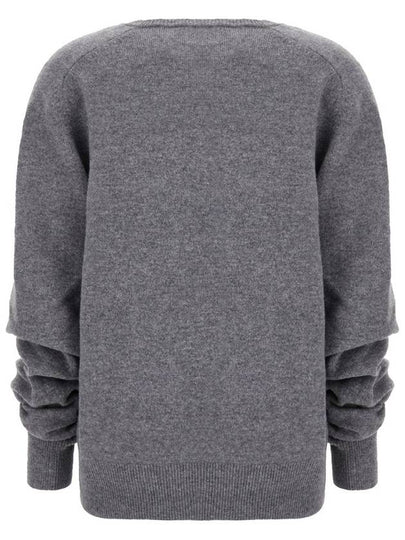 Tory Burch Wool V-Neck Sweater - TORY BURCH - BALAAN 2