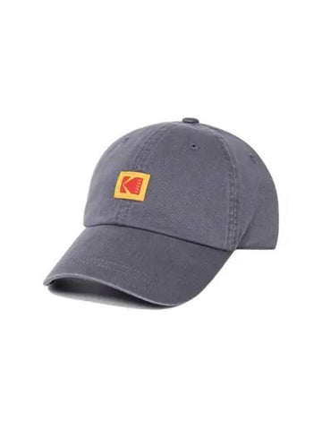 KODAK Apparel Square Logo Relax Fit Ball Cap DARK GRAY - KODO - BALAAN 1