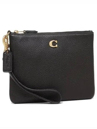 Clutch Pouch CH818 B4 BK Black - COACH - BALAAN 1