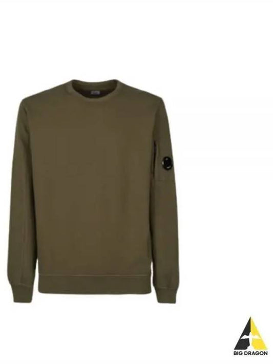 Light Fleece Sweatshirt Green - CP COMPANY - BALAAN 2