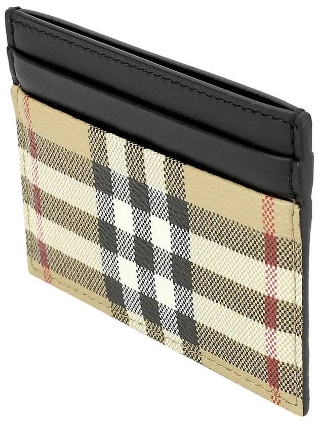 Vintage Check Card Wallet Beige - BURBERRY - BALAAN 3