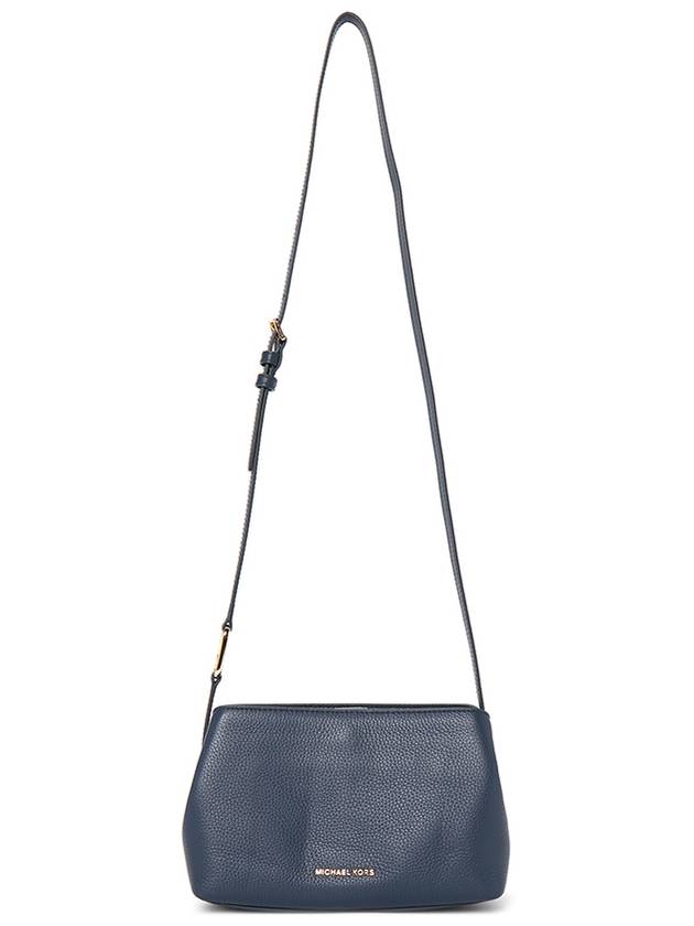 Grained Leather Cross Bag Navy - MICHAEL KORS - BALAAN 8