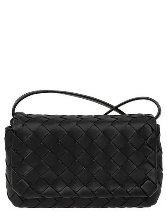 Intrecciato Mini Cross Bag Black - BOTTEGA VENETA - BALAAN 2