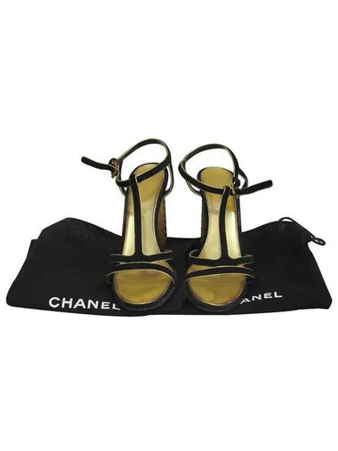 Smith Market used luxury goods black sandals women s shoes - CHANEL - BALAAN 1