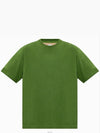 Double Layered Cotton Jersey Short Sleeve T-Shirt Green - BOTTEGA VENETA - BALAAN 5