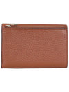 Folded Heavy Grain Multi Card Wallet Chestnut - MULBERRY - BALAAN 4