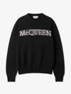 Logo Intarsia Knit Top Black - ALEXANDER MCQUEEN - BALAAN 2