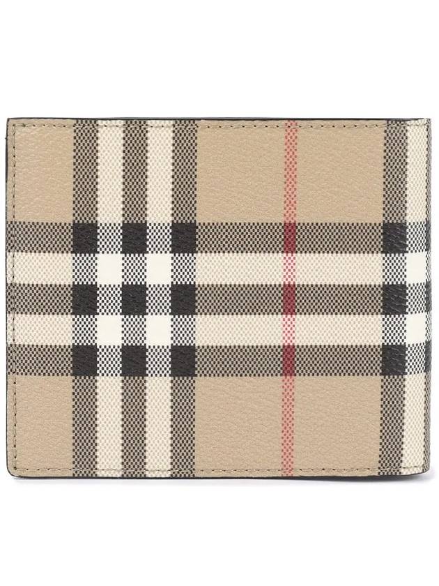 Check Halfwallet Beige - BURBERRY - BALAAN 4