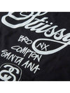 World Tour Long Sleeve TShirt Black 3993713 World Tour LS T Shirt Black - STUSSY - BALAAN 3