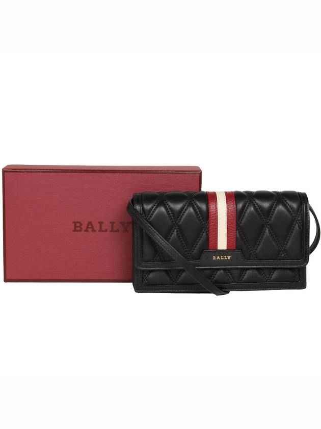 Quilted Leather Dafford Cross Bag Black - BALLY - BALAAN 6