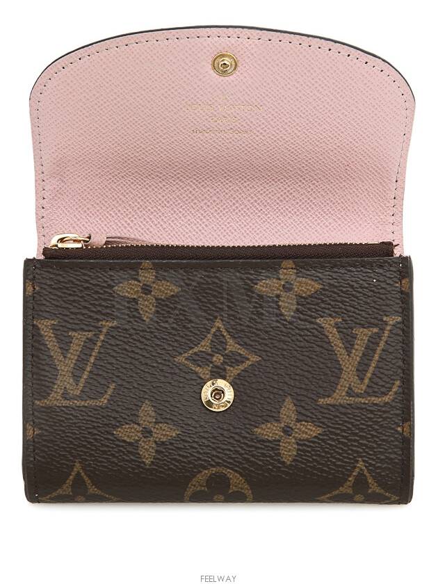 Monogram Rosalie Coin Perth Pink Card Wallet M62361 - LOUIS VUITTON - BALAAN 8